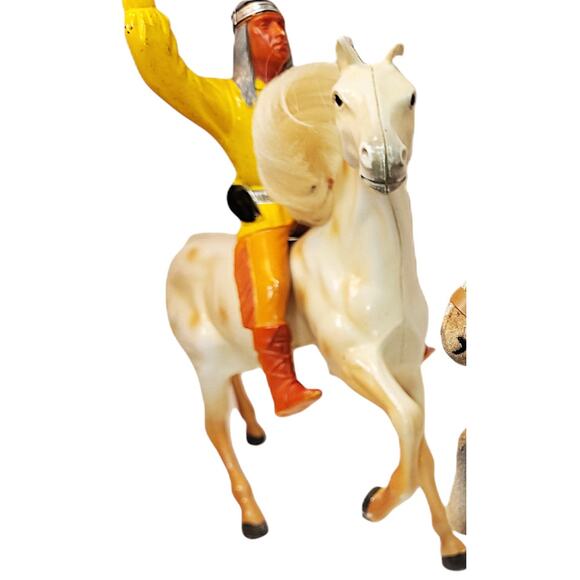 9" Vintage Model Appaloosa Horse W/Rooted Mane & Tail - Picture 6 of 9